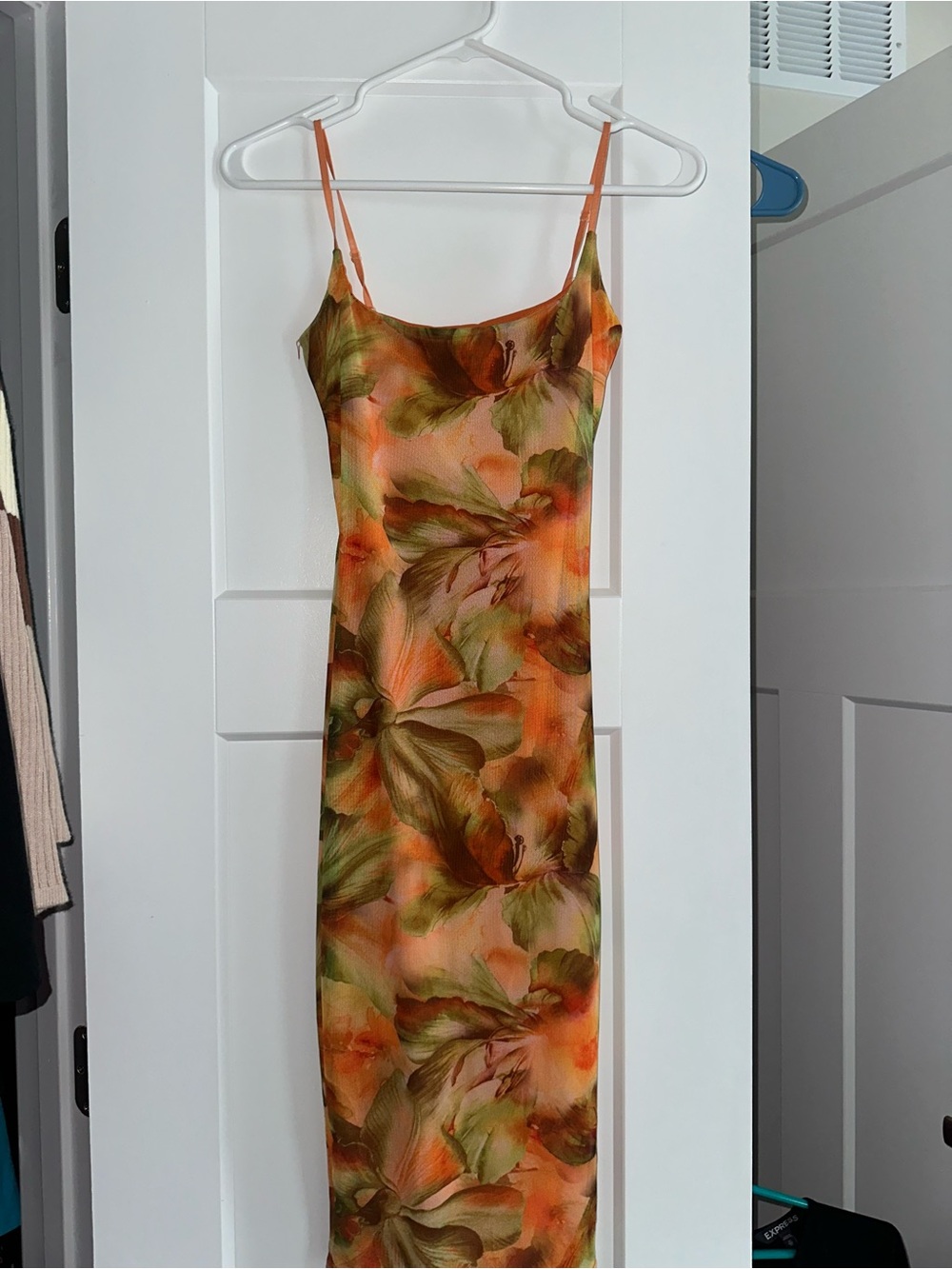 Windsor Floral Mesh Bodycon Midi Dress | Size M